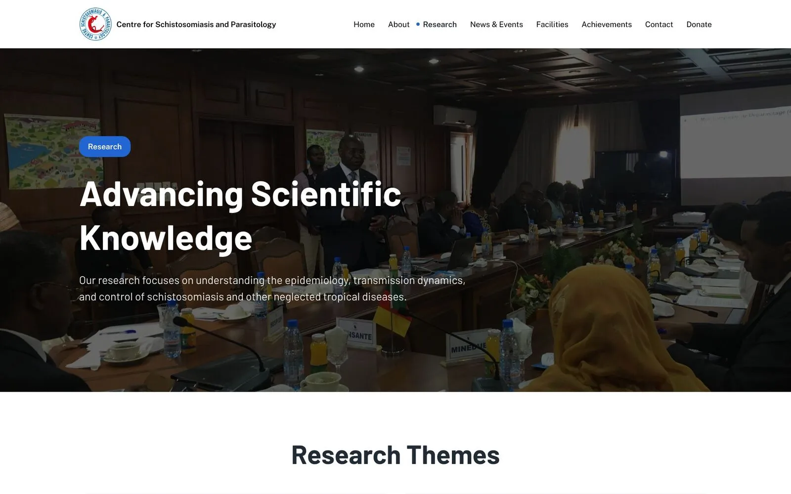 CSP Cameroon, Research page