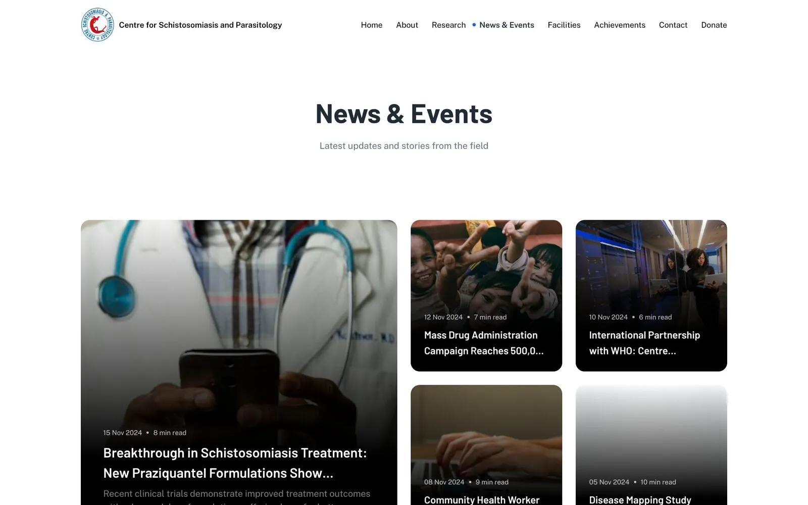 CSP Cameroon, News and events page